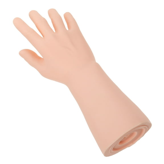 OUNONA Lightweight Beige Hand Mannequin for Portable Jewelry and Watch Display