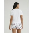 thumbnail image 3 of Peanuts Women's Graphic Tee and Shorts Set, 2-Piece, Sizes XXS-XXL, 3 of 5