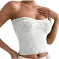 thumbnail image 1 of Yuyuzo Women Summer Tube Top Strapless Crop Tops Sleeveless Ribbed Knit Tank Tops, 1 of 7