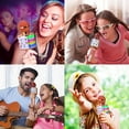 thumbnail image 3 of Rirool Kids Wireless Karaoke Microphone with LED Lights - Portable Handheld Mic Speaker for Home KTV, Birthday Party, and Music Singing, 3 of 7