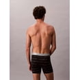thumbnail image 5 of Calvin Klein Men's Brushed Microfiber Stretch Boxer Briefs Logo Stripe/Platinum Rust Large, 5 of 7