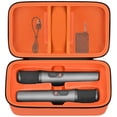thumbnail image 1 of Estuche de almacenamiento Boobewl para micrófono Bluetooth inalámbrico, naranja, 1 of 8
