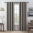 thumbnail image 2 of eTeckram Energy Saving Wrap Around Blackout Return Adjustable Window Curtain Metal Rod Set, 5/8 inch Diameter,28"-48",Oil-rubbed Bronze, 2 of 6