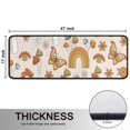 thumbnail image 5 of Kitchen Rugs Sets Of 2,Colorful Mushroom Rainbow Light Pattern Anti Fatigue Kitchen Mat Rugs Non Slip Washable,Decorative Kitchen Floor Mats for Kitchen,Sink,Laundry,17"x47"+17"x47", 5 of 5