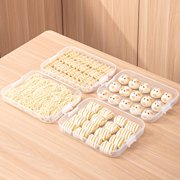 Stackable Cookie Container With Time Recorder and Handle Multiple Layer Storage Solution Kitchen Supplies