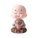 thumbnail image 2 of Estatua de adorno perfecl de pequeño monje en miniatura estilo A para mesa, 2 of 8