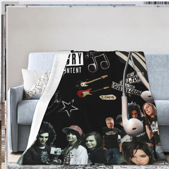 Ultra Soft Throw Blanket Tokio Music Hotel Flannel Light Weight Warm Blanket for Living Room/Bedroom 50"x40"