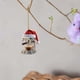 thumbnail image 5 of pstuiky Colgante de café con gorro de Papá Noel, decoración navideña para fiestas, colgante para árbol de Navidad, 5 of 5