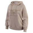 thumbnail image 2 of Women's WEAR by Erin Andrews  Tan Pittsburgh Penguins Washed Pullover Crewdie, 2 of 5