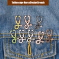 thumbnail image 2 of Sonducket Broches Estetoscopio Pin Insignias Moda Joyas Decoraciones Coleccionables Collar Solapa Ropa Jean Graduación Accesorios de disfraces xz1503 Sonducket AP010059-07, 2 of 6