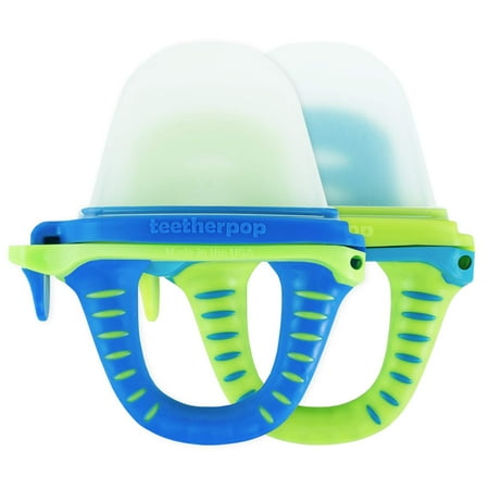 UPC: 0864749000000 | teetherpop – New 2 Pack – Fillable Freezable Baby Teether for Breastmilk Purées Water Smoothies Juice & More