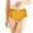 Yellow, variant on SHTXOZHI Women's High Waisted Briefs Full Coverage Stretch Soft Panties Breathable Cotton Underwear