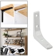thumbnail image 4 of Maoww Support d'Étagère Robuste pour Mur, Étagère Suspendue, Supports en L, Blanc, 3 Po, 4 of 9