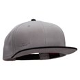 thumbnail image 5 of Landing Airplane Mini Embroidered Wool Blend Pro Style 2 Tone Snapback - Black Grey OSFM, 5 of 5