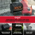 thumbnail image 4 of Char-Griller® Portable Pro™ Portable Charcoal Grill and Side Fire Box, 4 of 9
