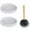 White, variant on Tutuviw Plunger Tray White, Toilet Plunger Holder, Plunger Mat, Plunger Tray Air Drying Mat for Bathroom Plunger Accessories, Plunger Holder Catches Drips & Dries Quickly - White, 2Pcs