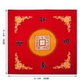 thumbnail image 2 of THY COLLECTIBLES Universal Mahjong Paigow Card Game Table Cover Red Mat 31 5 x 31 5 80cm x 80cm, 2 of 6