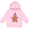 thumbnail image 2 of Inktastic Gingerbread Cookie Wearing a Pink Hat Toddler Hoodie, 2 of 4