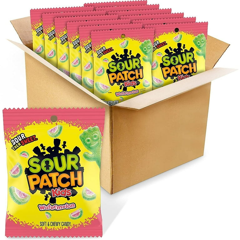 12 Packs Sour Patch Watermelon, 5-Ozs