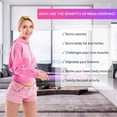 thumbnail image 2 of Hula Hoop Weighted Hula Hoops for Exercise Hula Hoops for Adults Lose Weight Fast by Fun Way to Workout, Adjustable Design Weighted Hoola Hoop, 8 Detachable Sections, 2 of 6