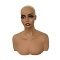 thumbnail image 3 of EHJRE Mannequin Head Manikin Head Display Styling Shop Multipurpose with Shoulder Holder for Scarf Glasses Jewelry Hat Necklace, 3 of 7