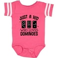 thumbnail image 3 of Inktastic Just a Kid Who Loves Dominoes Boys or Girls Baby Bodysuit, 3 of 5