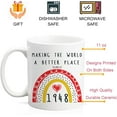 thumbnail image 2 of 75th Birthday Gifts for Women - Making The World A Better Place Since 1948 Mug - 75th Birthday Mug for Men, 1948 Birthday Gifts Cup, 75 Year Old Birthday Gift Ideas, 11 oz Novelty Coffee Mug, 2 of 6
