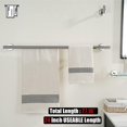 thumbnail image 3 of Double Towel Bar Matte Stainless Steel Bath Towel Rack for Bathroom Towel Holder Wall Mount Total Length TBLPB, 3 of 9