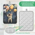 thumbnail image 6 of Yayeee Pot Holders Kitchen Heat Resistant with Pocket 7"x9.8" Cotton Oven Cooking Hot Pads, Watercolor Astronaut, 6 of 7