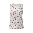 thumbnail image 4 of Lsque Cherry Berries Printed Workout Tank Tops for Women, Athletic Sports Tank Tops, Compression Sleeveless Dry Fit Shirts,Sleeveless Yoga Shirt-Large, 4 of 9