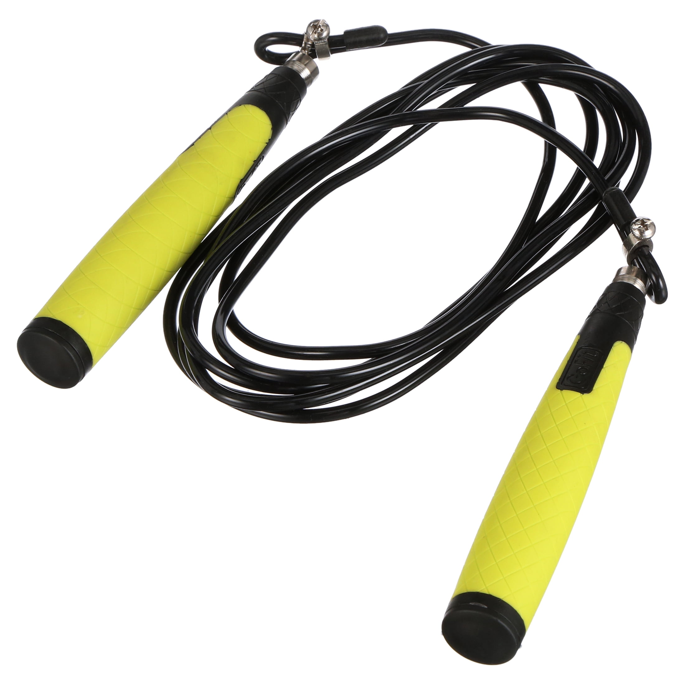 GoFit Speed Training Jump Rope with Padded Foam Grips - Adjustable Pro 9 Foot Rope, Ideal for Boxing, Cardio or Endurance Workout