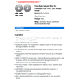 thumbnail image 2 of Front Brake Pad and Rotor Kit - Compatible with 1993 - 2001 Nissan Altima - Dynamic Friction, 2 of 2