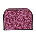 thumbnail image 2 of Uemuo Orchids Flowers Print Toaster Cover 2 Slice, Small Kitchen Appliance Covers, Toaster Oven Cover with Loop, Bread Machine Cover Dust Cover Protection, 2 of 7