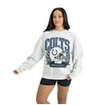 thumbnail image 3 of Women's Gameday Couture Gray Indianapolis Colts Heritage Premium Fleece Pullover Sweatshirt, 3 of 5