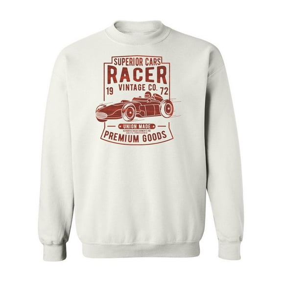 Superior Cars Racer Poster Sweatshirt Men -Image by Shutterstock, Male XX-Large