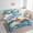 Blue Yellow, variant on Erosebridal Cartoon Gnome Bedding Sets Twin Size,Ocean Surfing Comforter Sets with Sheets,Marine Sea Bed in a Bag Twin size,Lightweight Kawaii Bedroom Decoration,Reversible,7-Piece