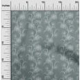 thumbnail image 2 of oneOone Viscose Chiffon Dusty Teal Green Fabric Asian Floral Diy Clothing Quilting Fabric Print Fabric By Yard 42 Inch Wide, 2 of 4