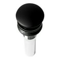 thumbnail image 5 of Black Matte Pop Up Drain with Overflow, 5 of 9