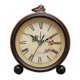 thumbnail image 2 of Reloj de mesa,Reloj de mesa de diseño retro silencioso sin tictac,Reloj de escritorio preciso y sencillo con números romanos,Reloj despertador pequeño de escritorio,decoración elegante para, 2 of 8