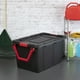thumbnail image 8 of Sterilite 151L Black Wheeled Industrial Tote, 151L, 8 of 9