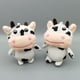 thumbnail image 4 of 2 llaveros de peluche de vaca lechera, adorables adornos de animales de peluche, para llaves de coche, mochilas, bolsos y colgantes., 4 of 4