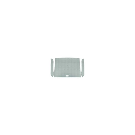 Headliner Board - MACs Auto Parts Premier Products 48-30179 -60 Ford Pickup Headliner Kit, Gray, Perforated Board, Cab With Wrap-Around Rear Glass, 3 Pieces