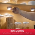 thumbnail image 4 of Luces LED inalámbricas tipo disco Lamp Energizer, paquete de 2 unidades táctiles, 4 of 7