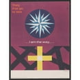 thumbnail image 2 of Joseph Binder 15x18 Black Ornate Wood Framed Double Matted Museum Art Print Titled - I am the Way St. John 14:6 (1963), 2 of 5