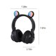 thumbnail image 3 of Teissuly Clearance Bluetooth Headphones Headset Plug In Cable Bluetooth Heavy Bass Intelligent Noise Reduction HIFI Speaker Super Long Life Inductive 0 Delay(Black, 17*16.5*8.5cm) Teissuly WER202308175117, 3 of 6