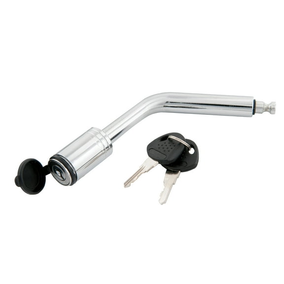 TowSmart Boomerang Bent Locking Hitch Pin, 1/2in and 5/8in Pin, Stainless Steel, Includes 2 Keys
