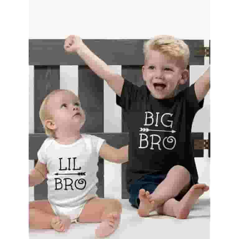 Newborn Boy Clothes Big Brother Little Sister Matching Outfits