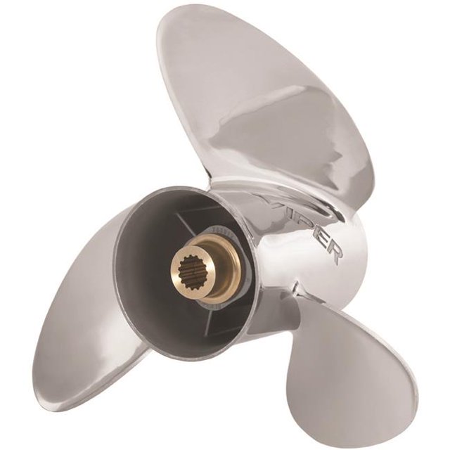 BRP 763920 14.75 x 20 Steel Three Blade Right Hand Rotation Propeller Viper TBX Hub