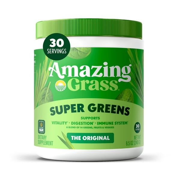 Amazing Grass, Super Greens Powder, Original, 30 Servings