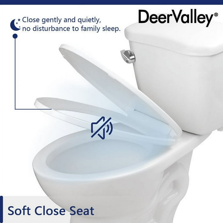 DeerValley DV-2F52531 1.28 GPF High Efficiency Elongated Two-Piece 